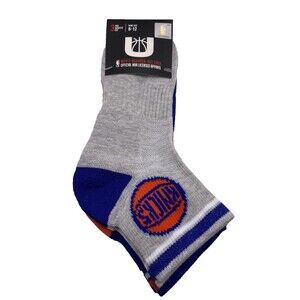 Men’s NY Knicks Socks Size 6-12 Icerbrand 3 Pairs Quarter Cut Socks ~ 3 designs